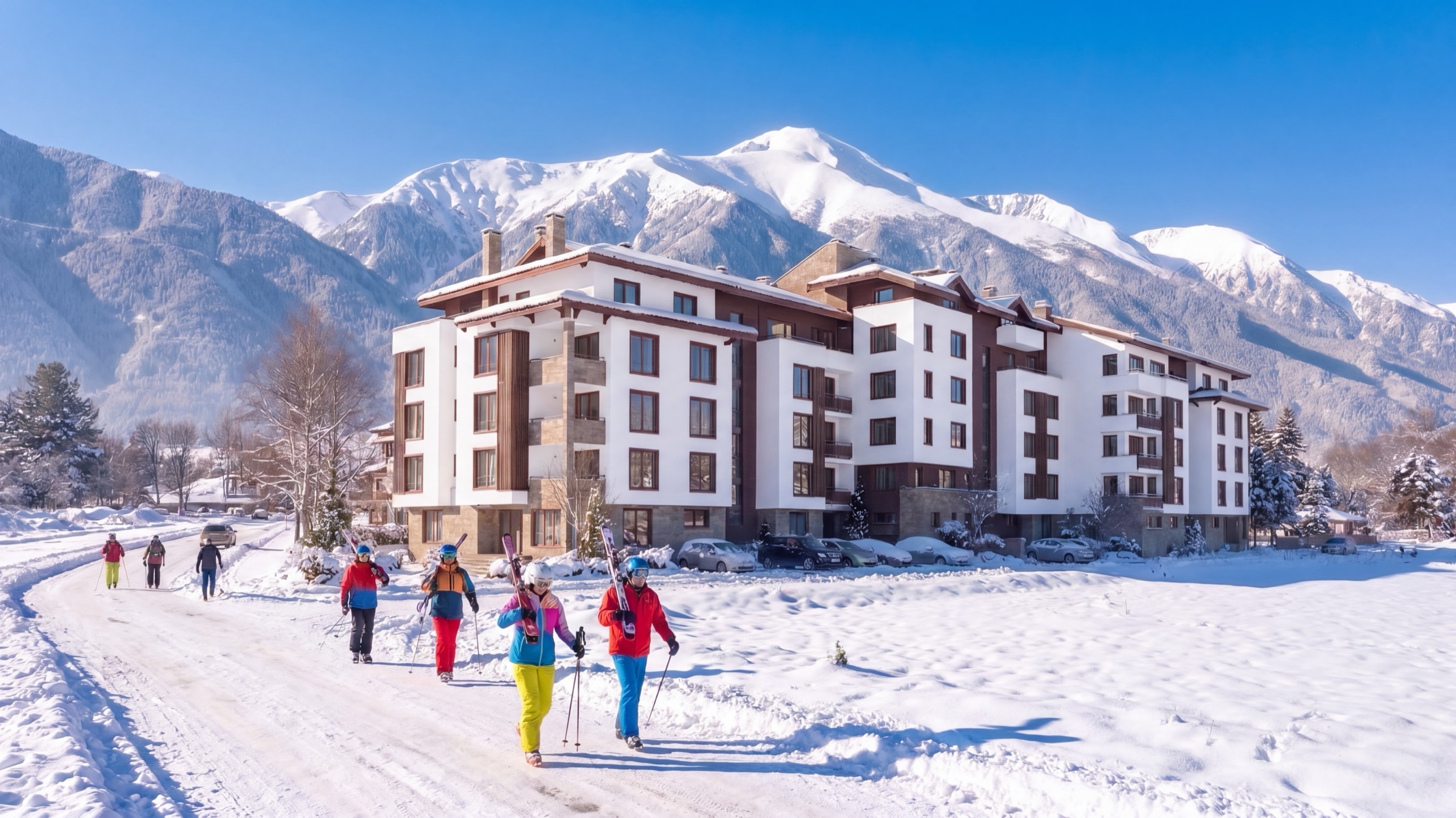 Camellia Residence in winter