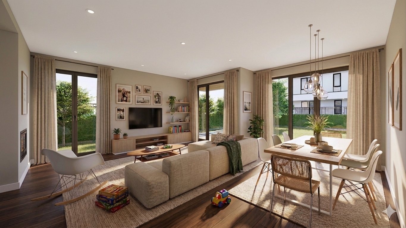 The living room of a house